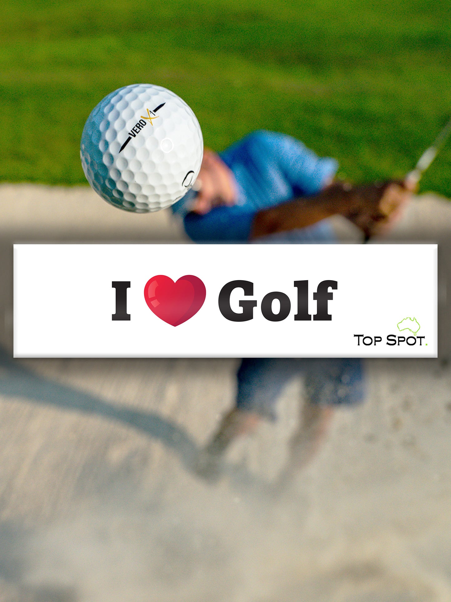 I ❤️ Golf - Sticker