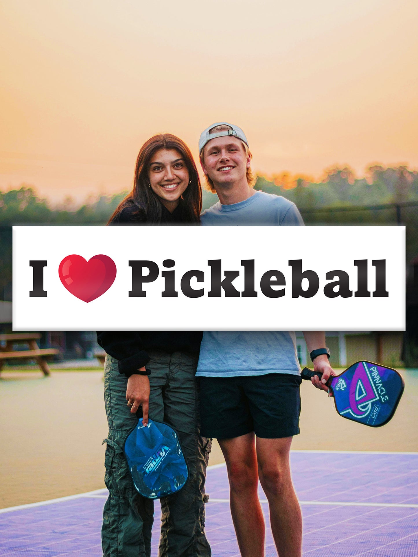 I ❤️ Pickleball - Sticker