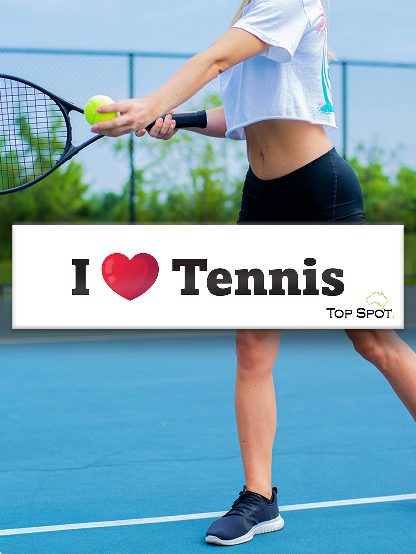 I ❤️ Tennis - Sticker